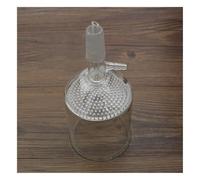 1PCS Glass 24# Suction Funnel With Glass Hole Plate Science Lab Tools 35ml/60ml/100ml/150ml/250ml/500ml/1000ml(60ml)