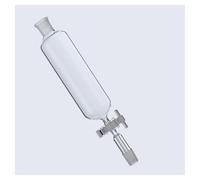 1pcs Glass Cylindrical Funnel 10/25/50/100/250/500/1000/2000ML With PTFE Laboratory Drip Funnels 19/26 And 24/29 Laboratory Equipment