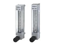 1pcs Glass Tube Rotameter Flow Meter DK800-6 Variable Area Gas Flowmeter(25-250L-H)