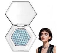 1PCS Glitter Eyeshadow Palette,Shimmer Eye Shadow,Sparkly Eyeshadow Palette Makeup,Cream to Powder Shimmer Single Eyeshadows,Long Lasting Sparkling Eye Brightener Highlighter Makeup Palettes(05#)