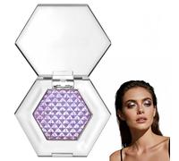 1PCS Glitter Eyeshadow Palette,Shimmer Eye Shadow,Sparkly Eyeshadow Palette Makeup,Cream to Powder Shimmer Single Eyeshadows,Long Lasting Sparkling Eye Brightener Highlighter Makeup Palettes(04#)