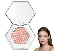 1PCS Glitter Eyeshadow Palette,Shimmer Eye Shadow,Sparkly Eyeshadow Palette Makeup,Cream to Powder Shimmer Single Eyeshadows,Long Lasting Sparkling Eye Brightener Highlighter Makeup Palettes(03#)