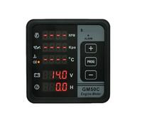 1pcs GM50C multi-function digital display controller engine oil pressure frequency oil pressure water temperature tachometer(GM50H)