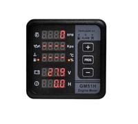 1pcs GM51H engine multi-function digital display controller speed/water temperature/oil level/oil pressure timing meter(GM51H)