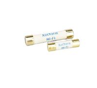 1pcs Gold-Plated Aucharm Fuse Tube HiFi Fever Grade Silver Fuse Silver Alloy CD Turntable Amplifier preamp -amp Protected circuits (Color : 2a)