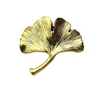 1pcs Golden Ginkgo for Leaf Drawer Handle Elegant Single-Hole Knobs Cupboard Handle for Cabinets Children Room Drawers Home Decor
