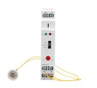 1pcs GRB8-01/02 Din Rail Twilight Switch Photoelectric Timer Light Sensor Relay AC110V-240V Auto ON Off(GRB8-02 AC110-240V)