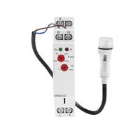 1pcs GRB8-01/02 Twilight Switch Din Rail Photoelectric Timer Light Sensor Relay AC110V-240V Auto ON Off(GRB8-02 AC110-240V)
