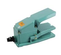 1Pcs Green Foot Pedal Switch TFS-302 Antislip Metal Momentary Industrial Treadle AC 250V 15A TFS302 Aluminum Material