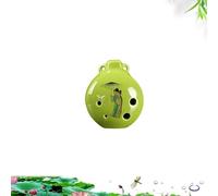 1Pcs Green Retro Theater Pattern Ocarina 6 Hole Ceramic Mini Ocarina Getting Started Musical Instruments Professional Ocarina (Color : A)