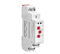 1pcs GRW8-01/02 Din Rail Temperature Monitoring Relay 16A Wide Range Voltage AC/DC24-240V with Waterproof Sensor