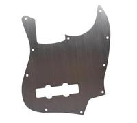 1Pcs Guitar Pickguard Metal Jazz Bass Pickguard For Electric Bass Guitar With 10pcs Screw electric Guitar Pick Guard Back Plate(Silver)