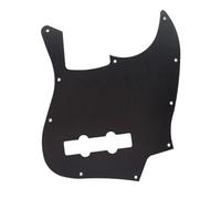 1Pcs Guitar Pickguard Metal Jazz Bass Pickguard For Electric Bass Guitar With 10pcs Screw electric Guitar Pick Guard Back Plate(Black)