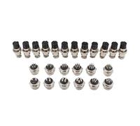 1pcs GX20 2 3 4 5 6 7 8 9 10 12 14 15 Pin Male Female Aviator Aviation Circular Connector Plug Socket(7P)
