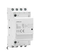 1pcs GYHC 4P 25A 4NC 4NO 2NO2NC 3NO1NC Din Rail Type Household Modular Contactor 50/60Hz AC Contactor(4P 25A 4NO)