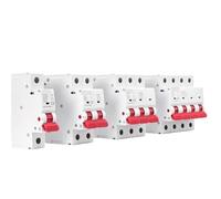 1PCS GYM10 6KA MCB 1P 2P 3P 4P 6A 10A 16A 20A 25A 32A 40A 50A 63A Circuit Breaker(3 Pole C Curve,10A)