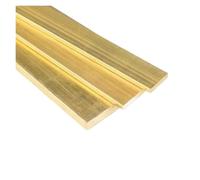 1pcs H59 Brass Flat Bar Metal Plate Thickness 20/22/24/25/30mm Pure Copper Rectangular Solid Sheet Length 100mm for DIY Crafts, Electrical, Repairs, Industry(25x25x100mm)