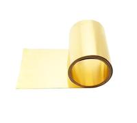 1PCS H62 Brass Metal Foil Plate - 1m Long Thin Brass Sheet Strip, 20mm Width, Brass Foil for Crafts and Industrial Use(0.2x20mm)