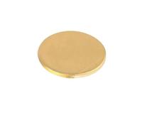 1pcs H62 Brass Plate Disc - Thin Yellow Copper Sheet, Diameter 10-250mm, Thickness 0.3-5mm(Thick 0.5mm (1Pc),130mm)