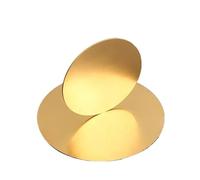 1pcs H62 Brass Round Plate Sheets - 1.5mm Thickness, 100/120/150/200mm Diameter for Crafts and Repairs(1.5 * 100mm)