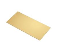 1Pcs H62 Brass Sheet, 2.5mm Thickness, 50x100mm Size for DIY Crafts, Electrical Repairs, Model Making, Jewelry Crafting and Industrial Applications