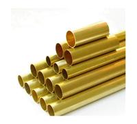 1pcs H62 Tube Outer Diameter 25mm Inner Diameter 24mm 23mm 22mm 21mm 19mm 15mm Brass Pipe Capillary Hollow Brass Rod(OD25 ID19,245mm)