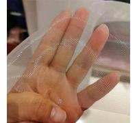 1PCS Hard Tulle Fabric Nylon Stiff Mesh Transparent Fabric Corset Bra Craft Material Hard Net Cloth White 140cmx5yard