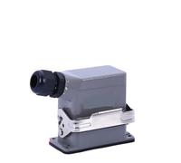 1pcs Heavy Connectors HE-24B Industrial Rectangular Connector - 6/10/16/24/32/48 Cores, Waterproof Plug(6 Core Top Entry)