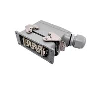 1pcs Heavy Duty 6 Pin 35A Industrial Connector - Waterproof, Durable & Easy to Install for Automation and Machinery use(Hdc-hsb-006-3)