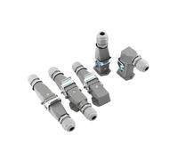 1PCS Heavy duty connector 4core (3+1) 5core (4 +1) 6core (5+1) 8core (7+1) 10A Rectangular aviation plug IDGTTLDF(4 Core Side-Docking)