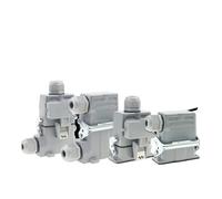 1pcs Heavy Duty Connector HDC-HA-10/16-10/16 Core, 250V, 16A - Industrial Waterproof Plug for Automation and Machinery(16 High Base Top)