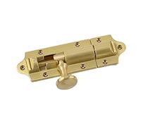 1pcs Heavy Duty Door Security Slide Latch Lock - Durable Barrel Bolt with Antique Finish for Ultimate Privacy(Short 14.5cm)
