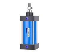 1pcs Heavy Duty High Thrust Cylinder QGB63/80/100/125/160/200/250/320 Thickened Iron Pneumatic Cylinder Large Bore Long Stroke(Stroke150,QGB-Broe125)