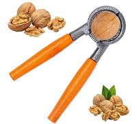 1pcs Heavy Duty Nutcracker Pecan Walnut Plier Tool,Nutcracker Nut Cracker Pecan Walnut Cracker Plier Opener Tool with Wood Handle,nut Crackers for All Nuts,Walnut Hazelnut Almonds Pecan Opener