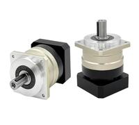 1pcs Helical Gear Reducer Gearbox for Nema 17 23 Stepper Motor Speed Reducer for 40-180mmFlange Servo Motor(PLM060 14mm Input,Speed Ratio 10 to 1)