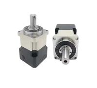 1pcs Helical Gear Reducer Gearbox for Nema 17 23 Stepper Motor Speed Reducer for 40-180mmFlange Servo Motor(PLG042 8mm Input,Ratio 50 to 1)