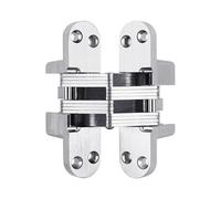 1pcs Hidden Hinge Concealed Cross Door Folding Window Furniture for Cabinet, Cupboard(95x19 mm)