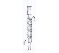 1pcs High Borosilicate Glass Condenser - Lab Glass Condenser Reflux Extractor for Distillation and Chemistry Applications(300mm-19/26)