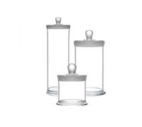 1pcs High Borosilicate Glass Specimen Bottle - Lead-Free Laboratory Sample Storage Jar with Frosted Mouth and Thickened Design(180mm*400mm)