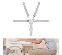1Pcs High Chair Harness, Adjustable Baby Seat Belt 5 Point Harness Straps High Chair Straps Car Seat Straps Anti Escape High Chair Security Straps for High Chair Kids Stroller Pram Buggy