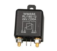 1PCS High Current Car Truck Motor Automotive Relay 24V/12V 200A/100A Continuous Type Automotive Modular Relay Normally Open(DC24V 100A)