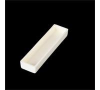1pcs High-Density Alumina Crucible for Metal Smelting and Analysis - 0.9 to 185ml, Square/Rectangular Shape, Durable(50x25x20mmx14)