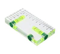 1PCS High for PRECISION Transparent Two Direction Magnetic Level Bubble Level Decoration Multi-Functional Horizontal Picture Frame