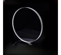 1pcs High Permeability Quartz Window Lens - Round Quartz Glass Sheet for Optical Experiments, 1mm Thick, 4mm-45mm Dia(1mmx35mm)