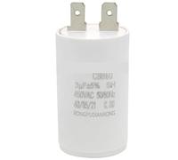 1pcs High pressure washing machine car washing machine water gun starting capacitor 2PIN CBB60 450V 450VAC 8UF 10UF 12UF 15UF 16UF(15UF 75X37MM)