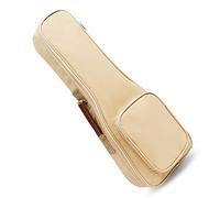 1PCS High-Quality 10MM Sponge Fill Ukulele Case Bag & Uke Case Adjustable Shoulder Strap (Beige,21 in)