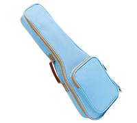 1PCS High-Quality 10MM Sponge Fill Ukulele Case Bag & Uke Case Adjustable Shoulder Strap (Light Blue,26 in)