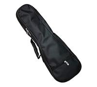 1PCS High Quality 5MM Sponge Fill Ukulele Case Bag Adjustable Shoulder Strap Ukulele Case (23/24in,Black)