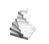 1pcs High-Temperature Resistant PTFE Evaporation Dishes - Durable PEFT Containers for Laboratory Use(80 * 80mm*square)