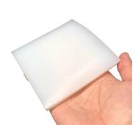 1pcs High Temperature Resistant Silicone Sheet, Thick 1mm 2mm 3mm 4mm 5mm Damping Gasket, 100×100mm Insulating Board(White,100x100x5mm)